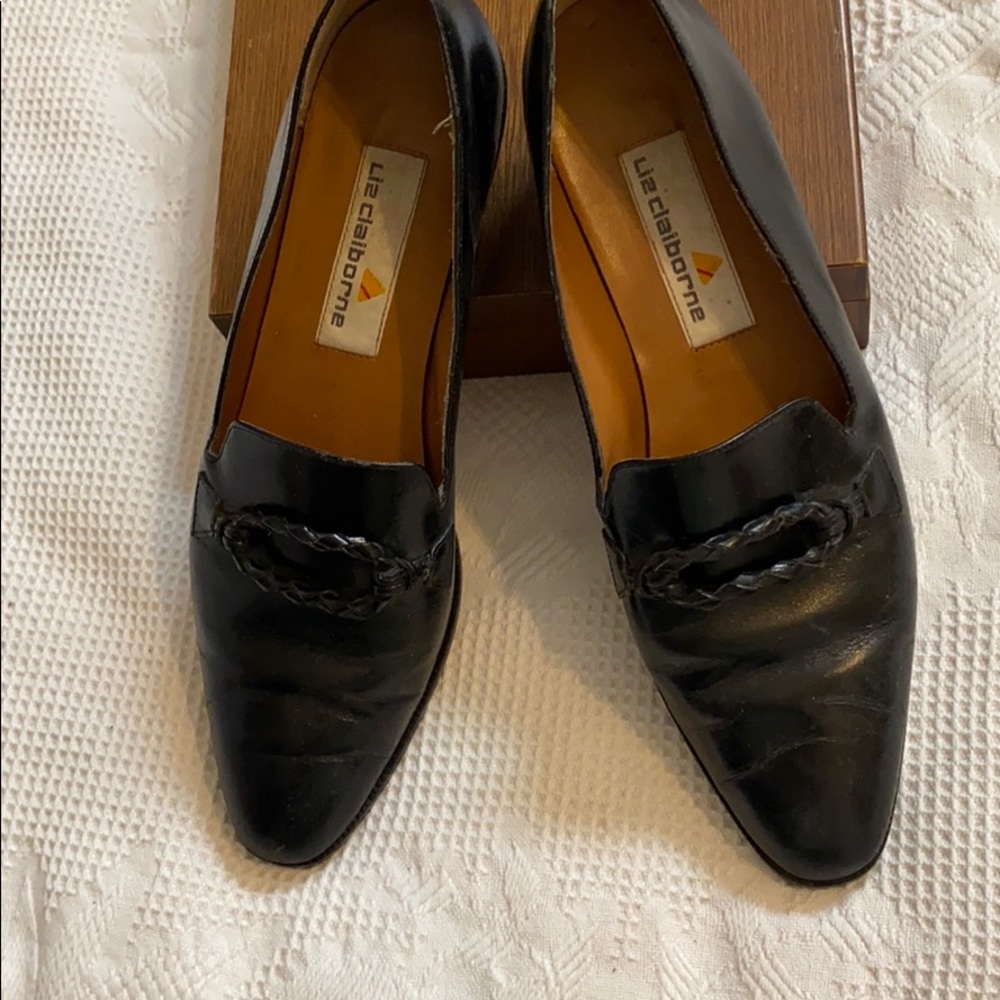 Liz Claiborne Black Loafers
